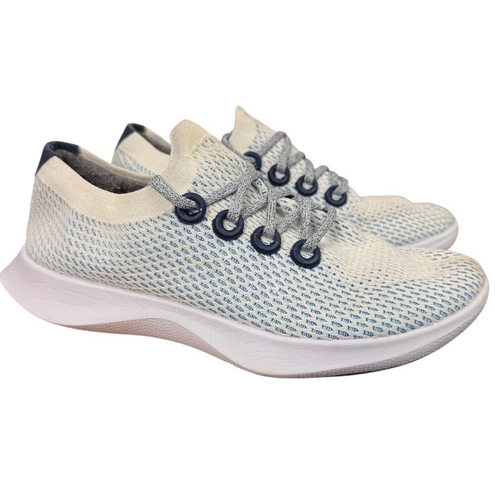 Allbirds All Birds Tree Dasher Ice Blue Lace Up Mesh Running Shoes Sneakers 10.5